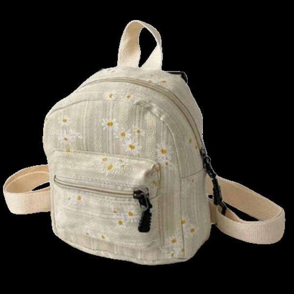 Bag - Backpack - Daisy fabric