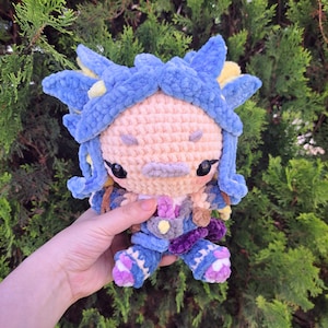Neon Valorant Crochet Plushie: Handmade Gamer Gift