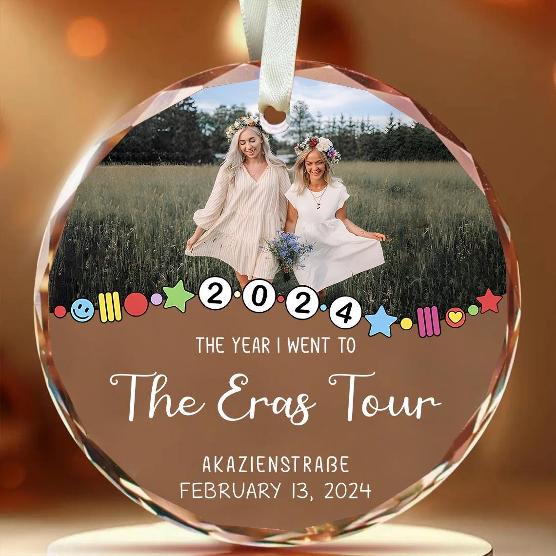 Custom decoration, 2024 Tour decoration, it is rare and exists, personalized glass decoration