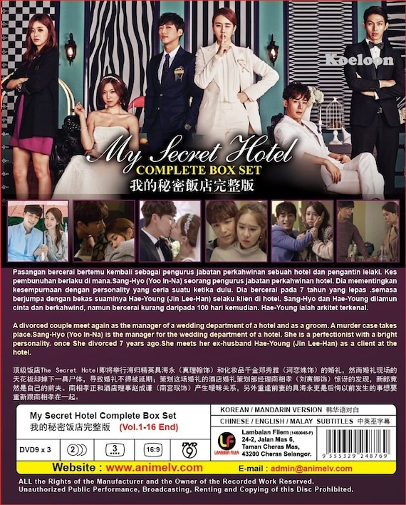 New Dvd Korean Drama Series MY SECRET HOTEL volume 1 18 End English Subtitle Expedite Shipping Etsy UK