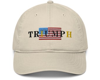 Trump Triumph Flag Hat (Organic Cotton)