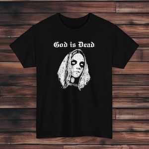God is Dead T-shirt | Dark Art Clothing | Goth Clothing | Antichrist T-shirt | Misanthrope T-shirt | Satanic T-shirt | Pagan Philosophy Tee