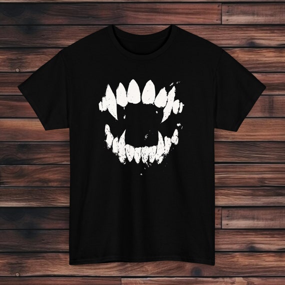 Vampire Fangs T-Shirt | Vampire T-Shirt | Pastel Goth Apparel | Strega Fashion | Goth Clothing | Fangs T-Shirt | Dracula T-Shirt