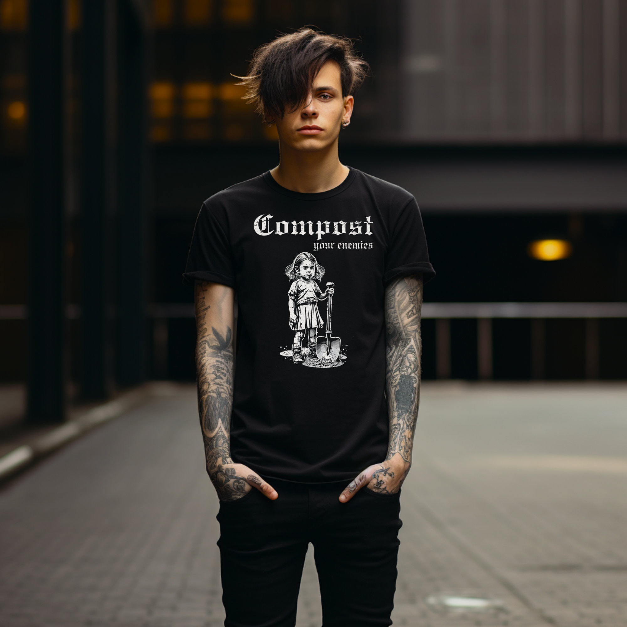 Compost Your Enemies T-shirt | Anarchist T-shirt | Leftist T-shirt ...