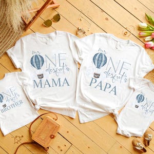 1st balloon birthday blue mister bodysuit boho boy boys cake custom dad one-derful derful family first he isnt little mister matching mama me mommy mr one onederful onsie outfit family wonderful party pastel personalized shirt tee theme tshirt year