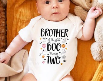 Matching Family Halloween Birthday Shirts Boo I'm Two Toddler Girl Halloween Shirt Two Spooky T Shirt Little Boo Is Two Shirts Spooky Girl