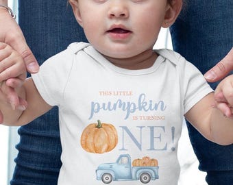 Pumpkin Is One Boy Pumpkin First Birthday Outfit, Babies First Birthday Autumn Boho Pumpkin Birthday Family Shirts, Lil Pumpkin Birthday Boy