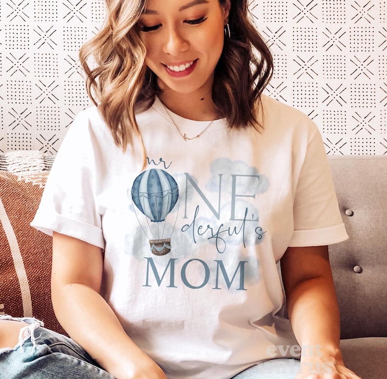 1st balloon birthday blue mister bodysuit boho boy boys cake custom dad one-derful derful family first he isnt little mister matching mama me mommy mr one onederful onsie outfit family wonderful party pastel personalized shirt tee theme tshirt year