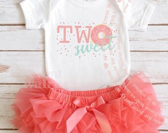 Two Sweet Donut Birthday Shirt, Toddler Donut Shirt Toddler Birthday Outfit, 2 Sweet Donut Shirt Second Birthday Two Year Old Birthday Theme