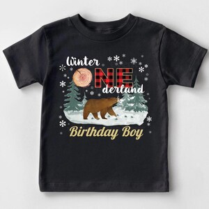 1 1derland 1st baby birthday dad daddy son derland first boy matching mama mom mommy onder onderland onederland one outfit shirt  t tee tshirt winter wonder wonderland forest bear woodland lumberjack tree farmhouse rustic red black buffalo plaid snow