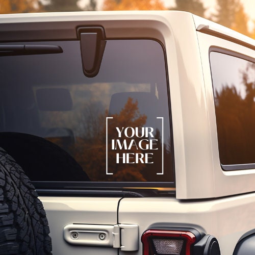 Custom Car Window Decal, Car Decal Logo, Business Car Decal, Custom Business Decal, Custom Jeep