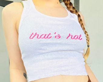 That's Hot Cropped Tank Top
