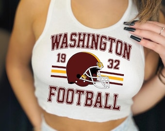 Washington Football Graphic Shirt | Vintage Style Game Day Tee | Retro Burgundy & Gold Apparel