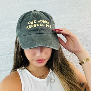 One Vodka Redbull Pls Funny Hat