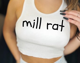 Mill Rat Crop Top: Tempe Mill Ave Party Tank
