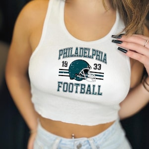 Philadelphia Football Shirt | Spieltag-T-Shirt im Vintage-Stil | Retro Grün & Gold Bekleidung
