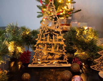 Christmas Nativity Tree