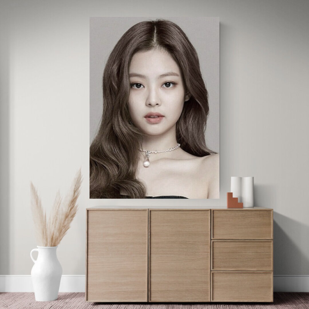 Blackpink Wall Print Jennie Wall Art Blackpink Artwork Etsy