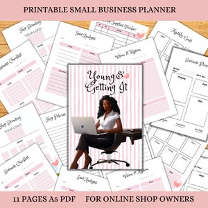 Small business, Business organizer, Printable planner, Product planner, Business inserts, Home business, Entrepreneur planner, Social Media