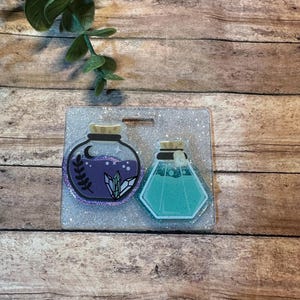 Marqueurs radiographiques pour flacon de potion, accessoire de bobine d'insigne en acrylique pour radiologie initiales G/D