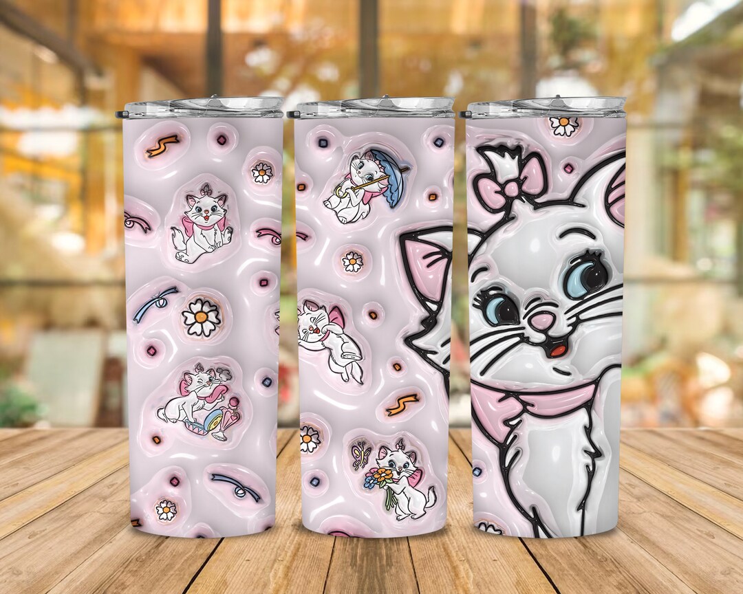 3D Inflated Cartoon Character Tumbler Wrap, 20oz Cartoon Tumbler ...