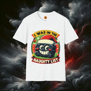 Vintage Coal Naughty List Christmas Tee - Festive & Funny Holiday Shirt