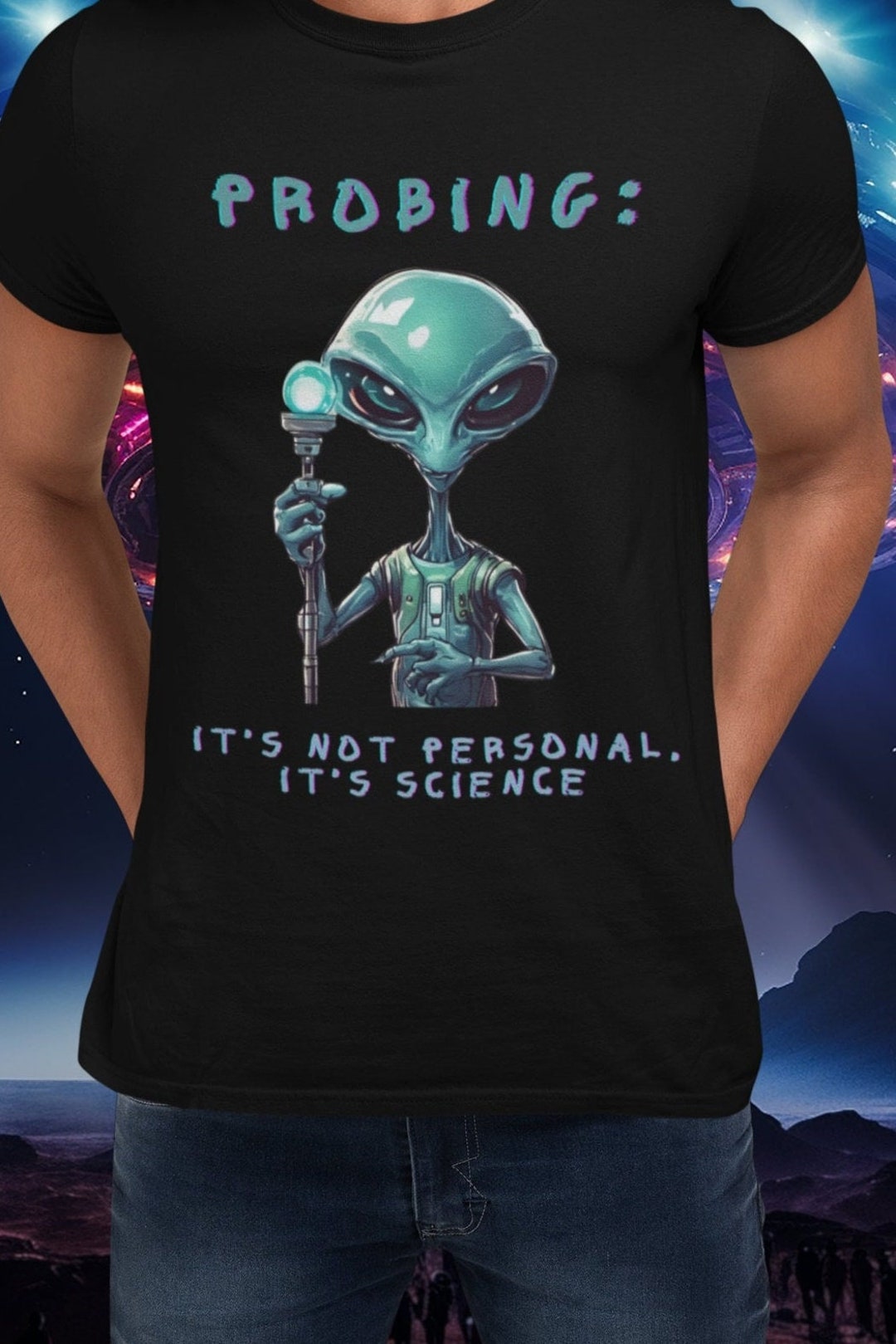 Probing UFO tshirt