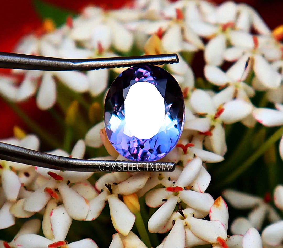 Alexandrite Geode 11.60 Ct Earth Mined Alexandrite Gemstone Multi Color Changing ...
