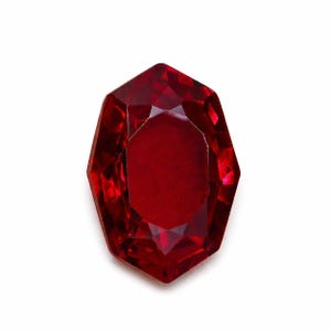 Red Ruby AAA+ Fancy Modified octagon Cut 24 Ct Natural Mozambique Blood RED RUBY With Certified Gemstone