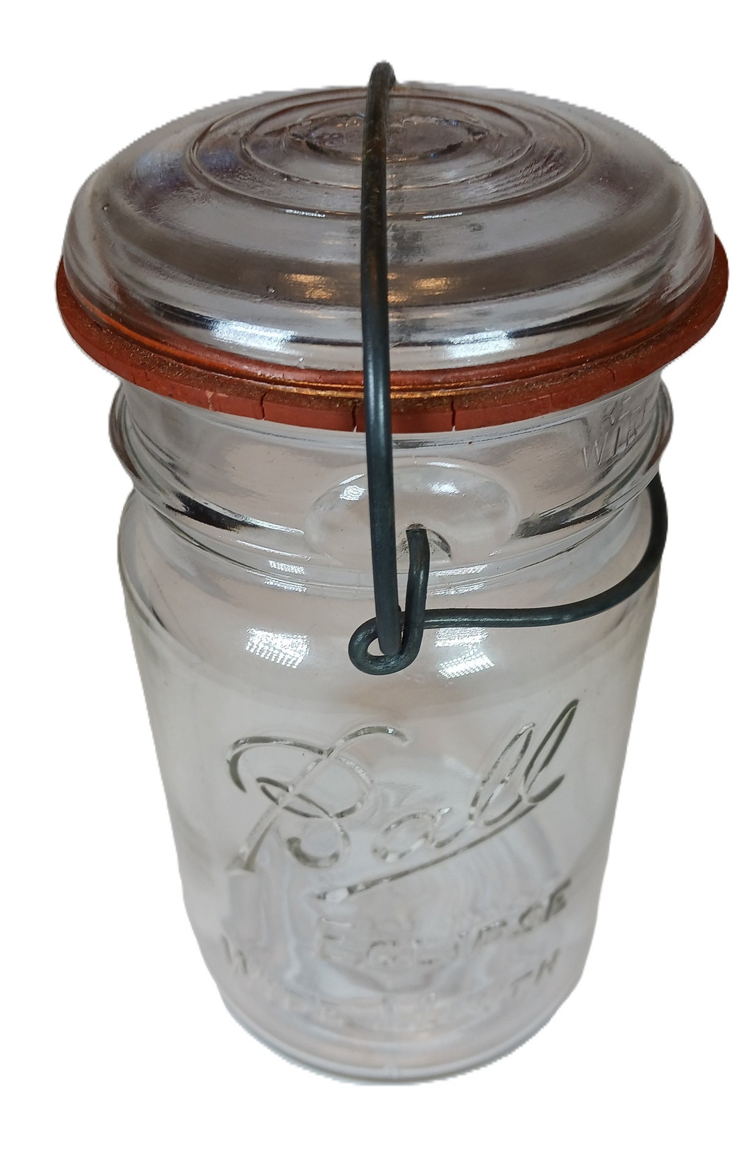 Vintage Ball Eclipse Wide Mouth Jar, Antique Jar Etsy