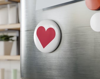 Round Heart Magnets Fridge Magnets School Whiteboard Magnets Office Magnets House Magnets Kitchen Magnets Cute Magnetic Funny Magnet Gift.