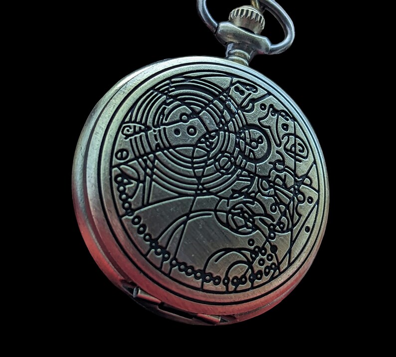 Doctor Who Time Lord Taschenuhr, perfektes Geschenk für Sie / Ihn / Ihre viktorianische Steampunk Taschenuhr Bild 1