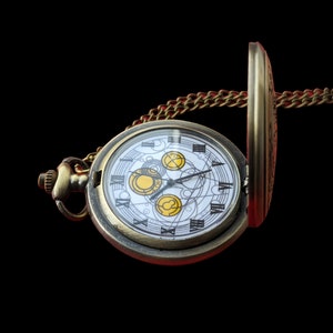 Doctor Who Time Lord Taschenuhr, perfektes Geschenk für Sie / Ihn / Ihre viktorianische Steampunk Taschenuhr Bild 3