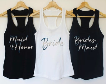 Bridesmaid Shirts, Bridesmaid Tank Top, Bridesmaid Proposal Gift, Maid of Honor Tanks, Bachelorette Shirts, Mother of the Bride Shirt