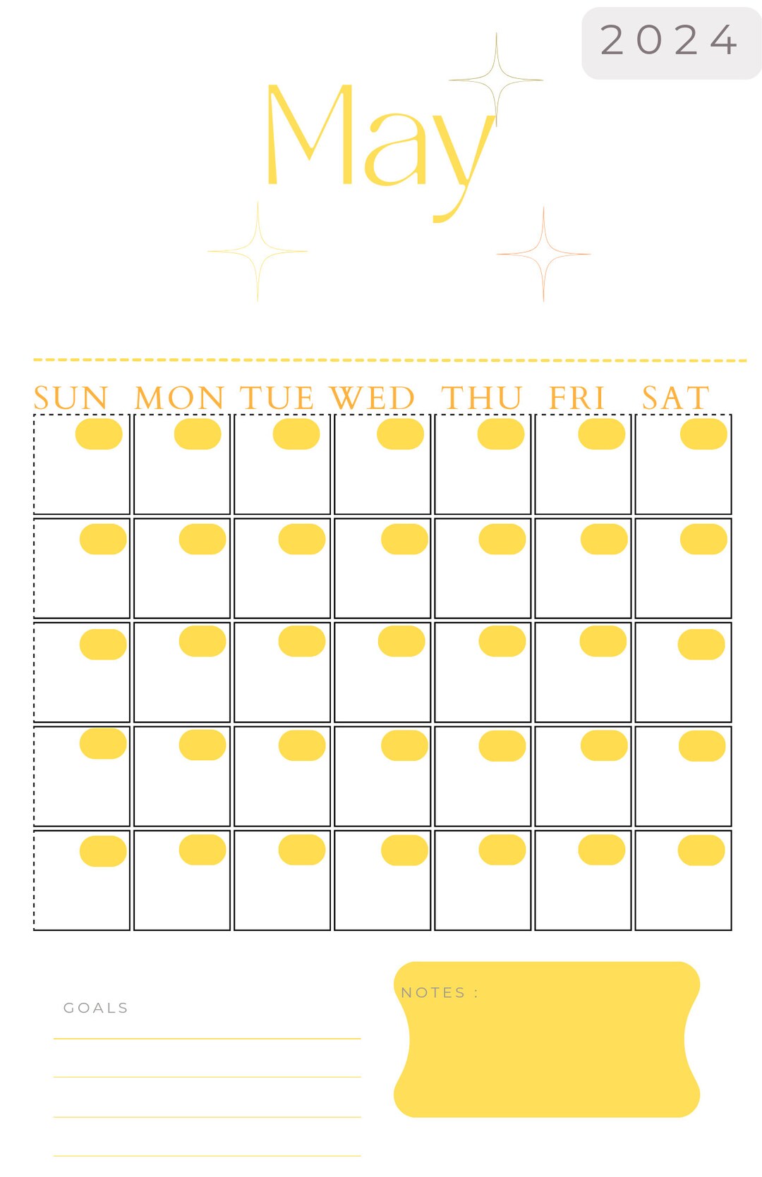 12 Goodnotes Monthly Planner Month Digital Planner Printable Etsy