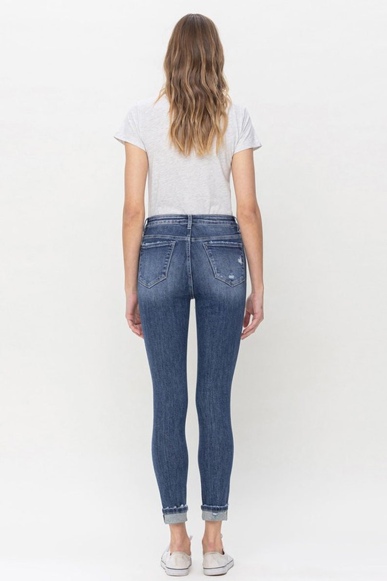Vervet by Flying Monkey Sequoia Full Size Midrise Ankle Skinny Jeans