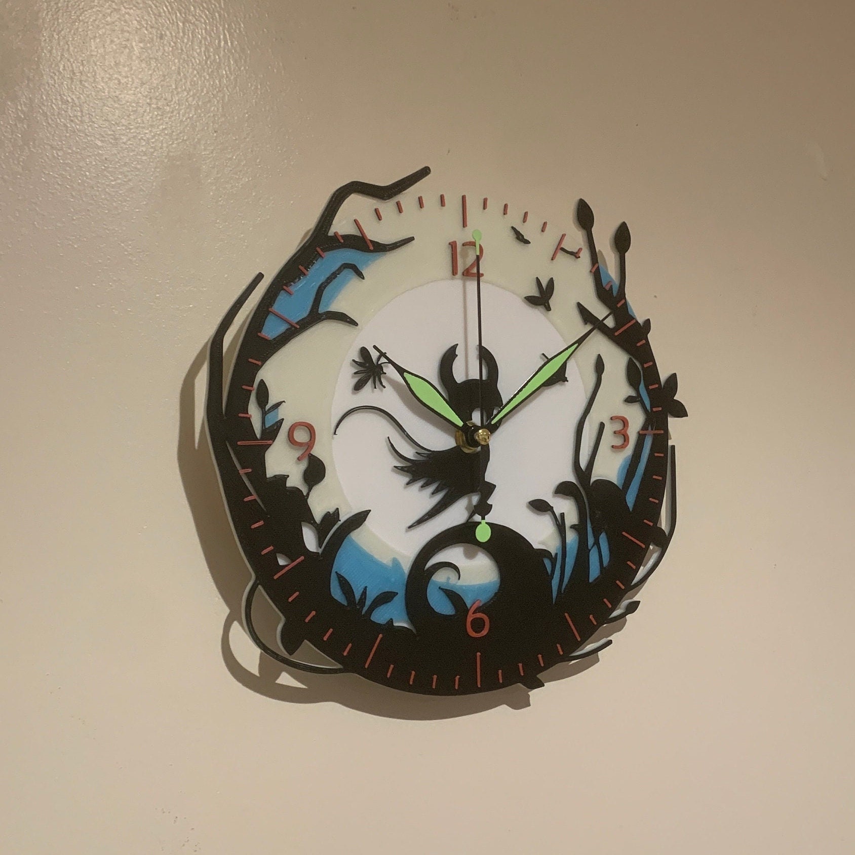 Hollow Knight Glow in the Dark 3D Printed Clock - Etsy
