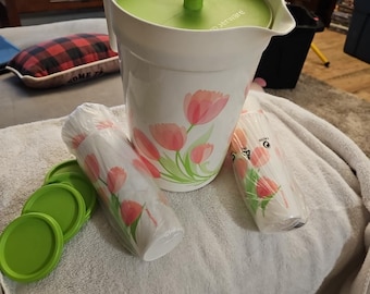 Tupperware vintage, nuevo, de stock antiguo.