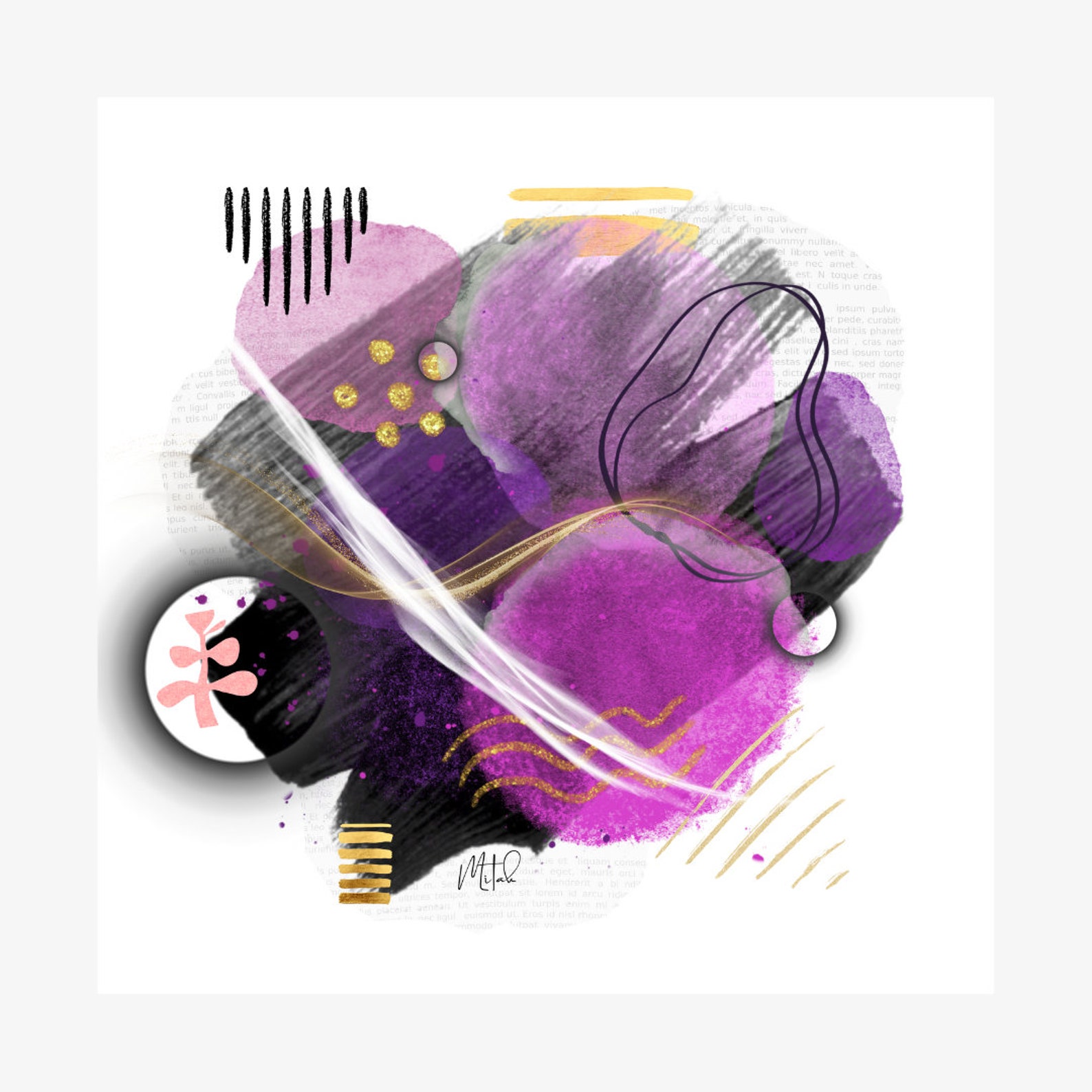 Art Prints Acidfree Papers Archival Inks 1 White Border Mitak Art Etsy