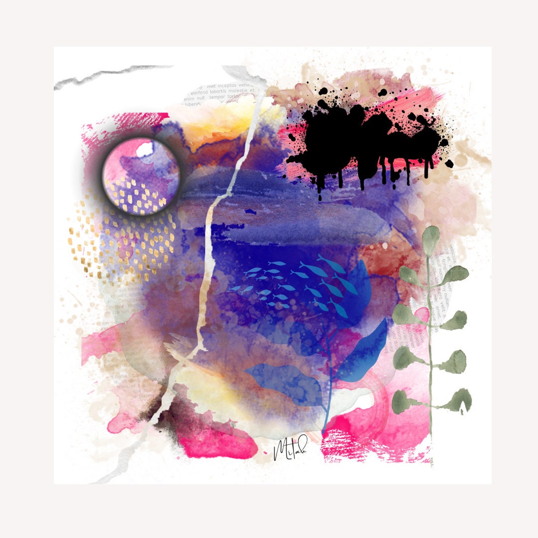 Art Prints Acidfree Papers Archival Inks 1 White Border Mitak Art Etsy