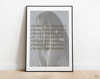 Lámina artística "La Profecía", decoración minimalista para pared (descarga digital)