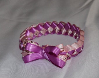 Diadema Bebé Rosa y Morado
