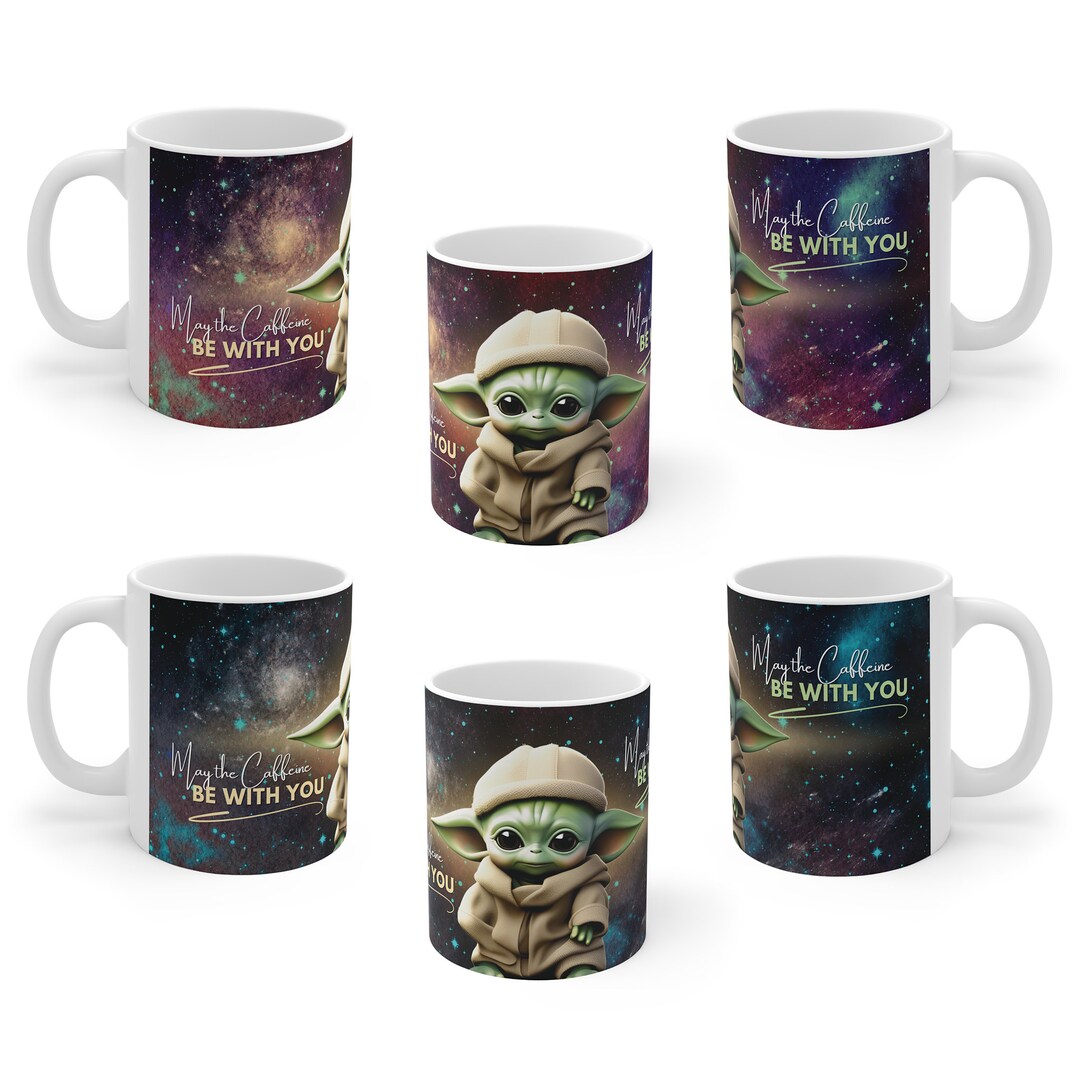 Baby Yoda Coffee Mug Baby Yoda Gifts Funny Yoda Mug Scifi Etsy