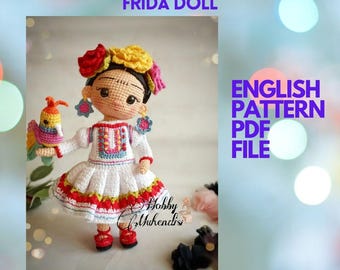 Frida Doll, ENG Pattern