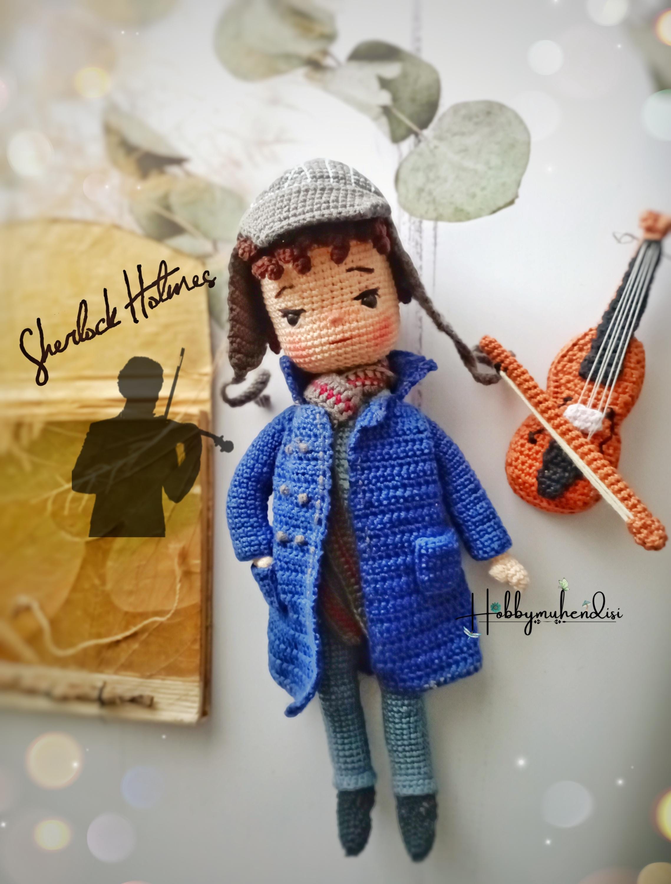 Sherlock Holmes Amigurumi, ENG Pattern - Etsy