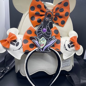 Maleficent inspired Ear Holder Keychain