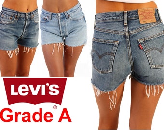 Levis High Waisted Shorts Hot pants Women Grade A Size 6 8 10 12 14 16