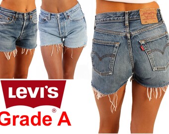 Levis High Waisted Shorts Hot pants Women Grade A Size 6 8 10 12 14 16