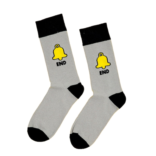 Bellend Socks Mens Womens Unisex Ankle Socks Bells Comic Joke Gift Size 3-6