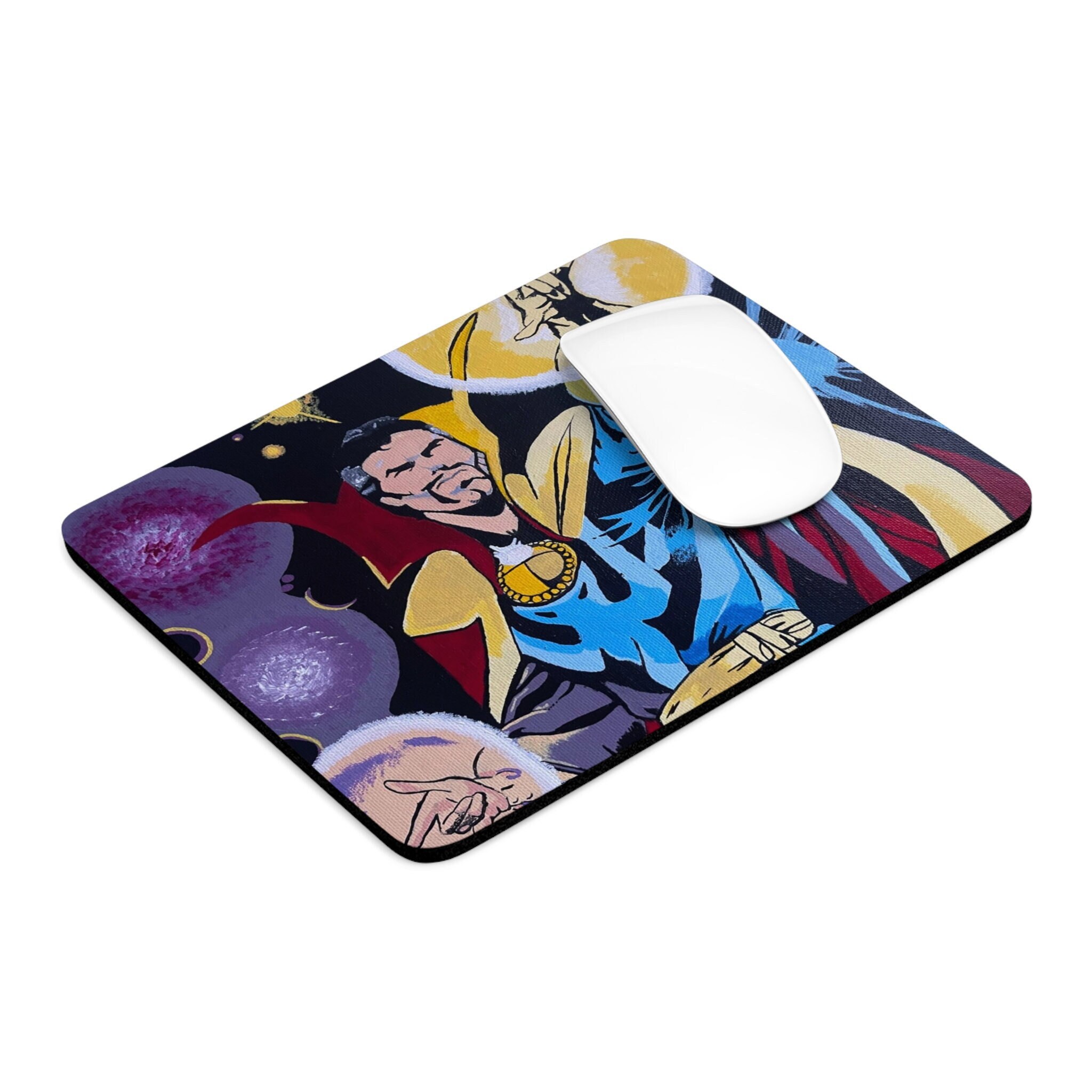 Superhero Mouse Pad Marvel Fan Art Mouse Mat Dr Strange Mouse Etsy